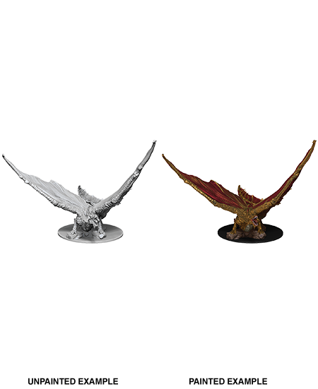 D&D Nolzurs Marvelous Unpainted Miniatures Young Brass Dragon-1