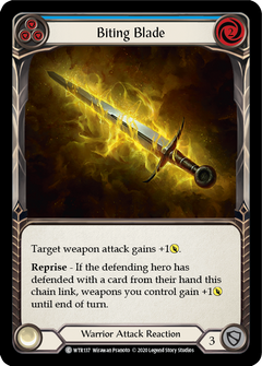 Biting Blade (Blue) [U-WTR137] (Welcome to Rathe Unlimited)  Unlimited Normal-1