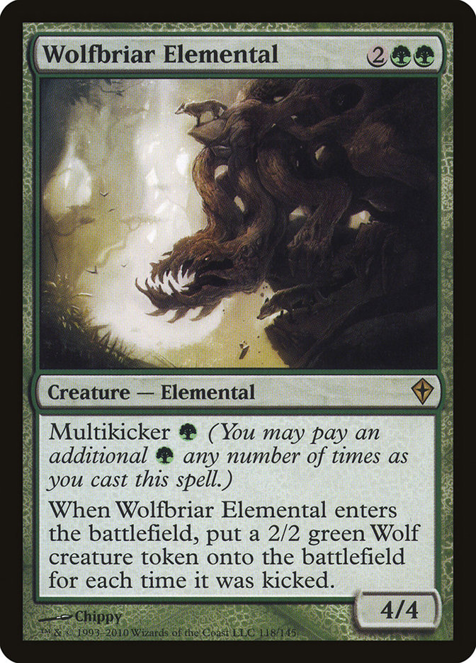 Wolfbriar Elemental [Worldwake]-1