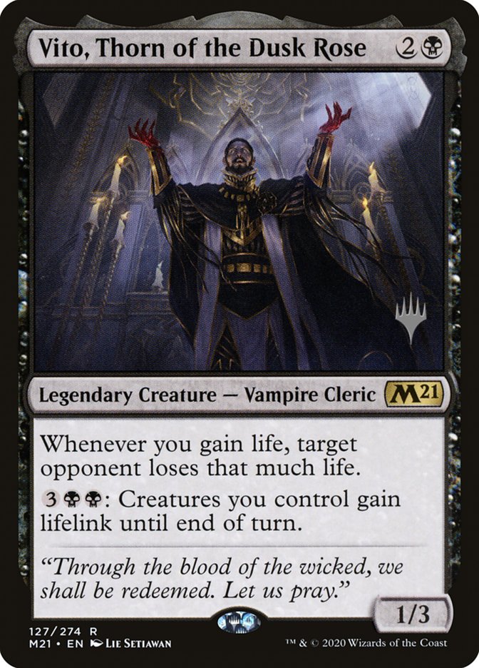 Vito, Thorn of the Dusk Rose (Promo Pack) [Core Set 2021 Promos]-1