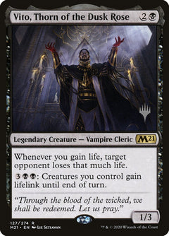 Vito, Thorn of the Dusk Rose (Promo Pack) [Core Set 2021 Promos]-1