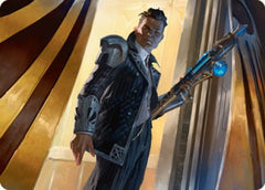 Backup Agent Art Card [Streets of New Capenna Art Series]-1