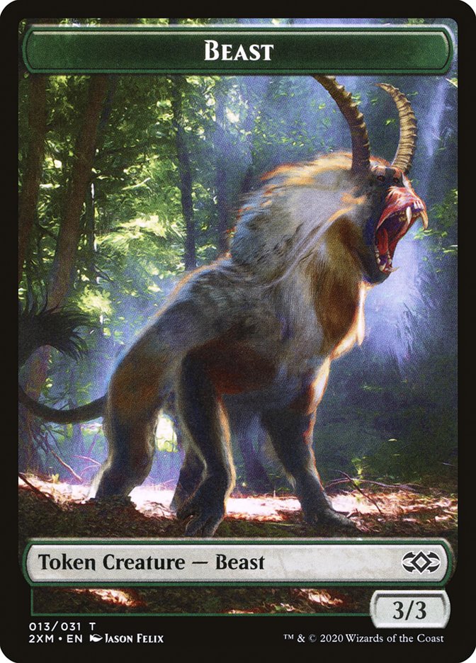 Beast Token [Double Masters Tokens]-1
