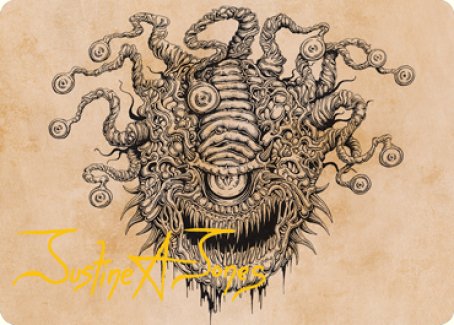 Baleful Beholder (Showcase) Art Card (Gold-Stamped Signature) [Dungeons & Dragons: Adventures in the Forgotten Realms Art Series]-1