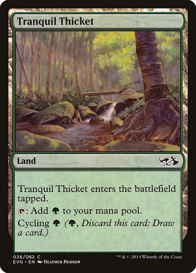 Tranquil Thicket (Elves vs. Goblins) [Duel Decks Anthology]-1