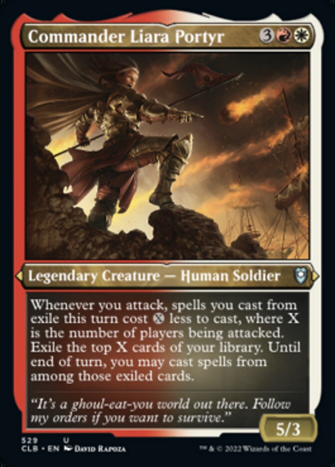 Commander Liara Portyr (Foil Etched) [Commander Legends: Battle for Baldur's Gate]-1