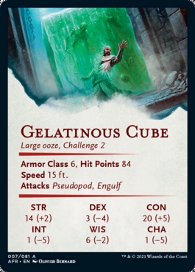 Gelatinous Cube Art Card [Dungeons & Dragons: Adventures in the Forgotten Realms Art Series]-2