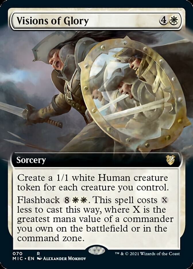 Visions of Glory (Extended Art) [Innistrad: Midnight Hunt Commander]-1
