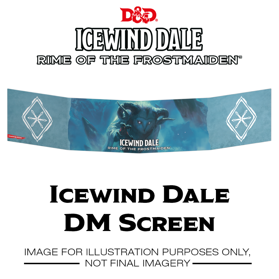 D&D Icewind Dale Rime of the Frostmaiden DM Screen-1