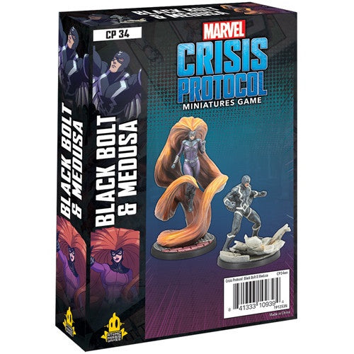 Marvel Crisis Protocol Miniatures Game Black Bolt & Medusa-1