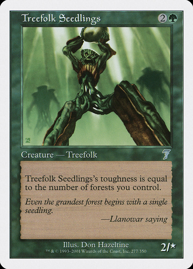Treefolk Seedlings [Seventh Edition]-1