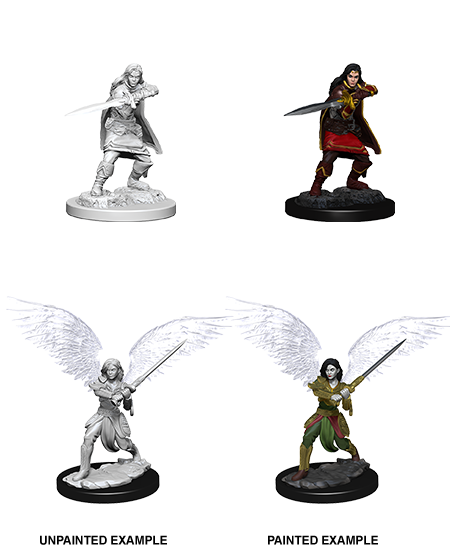 D&D Nolzurs Marvelous Unpainted Miniatures Female Aasimar Fighter-1