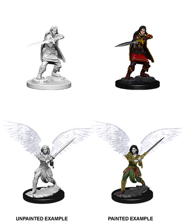 D&D Nolzurs Marvelous Unpainted Miniatures Female Aasimar Fighter