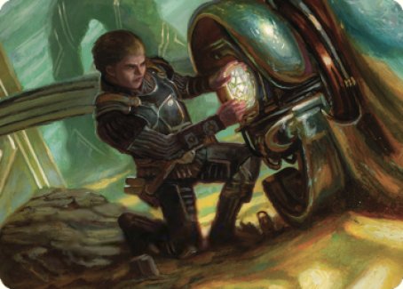 Urza, Powerstone Prodigy Art Card [The Brothers' War Art Series]-1