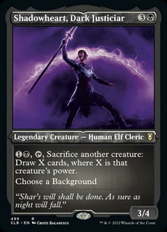 Shadowheart, Dark Justiciar (Foil Etched) [Commander Legends: Battle for Baldur's Gate]-1