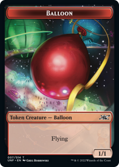 Clown Robot (002) // Balloon Double-Sided Token [Unfinity Tokens]-2