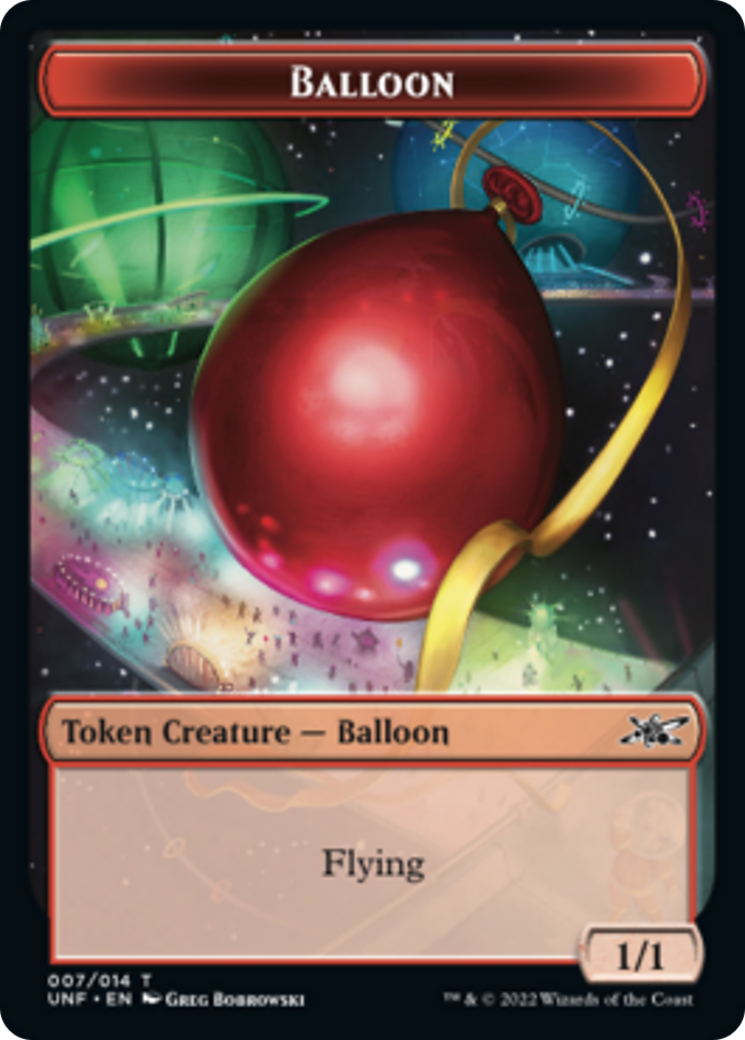 Squirrel // Balloon Double-Sided Token [Unfinity Tokens]-2