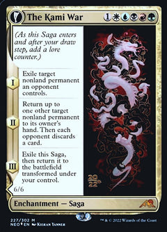 The Kami War // O-Kagachi Made Manifest [Kamigawa: Neon Dynasty Prerelease Promos]-1