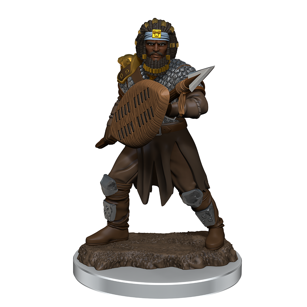 D&D Premium Painted Figures Human Fighter Male-1