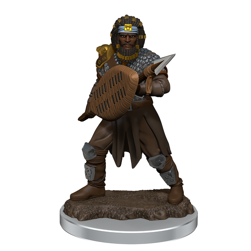 D&D Premium Painted Figures Human Fighter Male-1