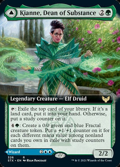 Kianne, Dean of Substance // Imbraham, Dean of Theory (Extended Art) [Strixhaven: School of Mages]-1