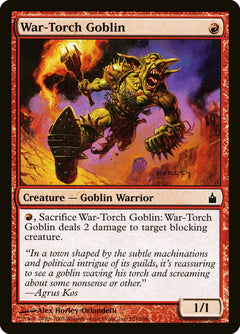 War-Torch Goblin [Ravnica: City of Guilds]-1
