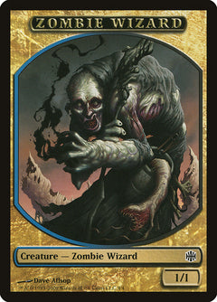 Zombie Wizard Token [Alara Reborn Tokens]-1
