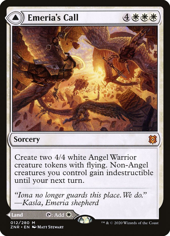 Emeria's Call // Emeria, Shattered Skyclave [Zendikar Rising]-1