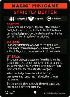 Strictly Better (Magic Minigame) [Zendikar Rising Minigame]-1