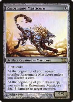 Razormane Masticore (Premium Foil) [Tenth Edition]-1