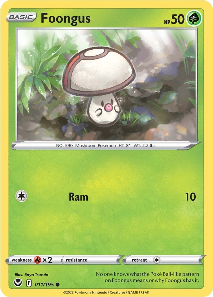 Foongus (011/195) [Sword & Shield: Silver Tempest]-1