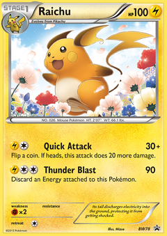Raichu (BW78) [Black & White: Black Star Promos]-1
