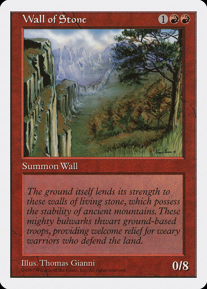 Wall of Stone [Fifth Edition]-1