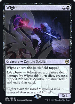 Wight (Ampersand Promo) [Dungeons & Dragons: Adventures in the Forgotten Realms Promos]-1