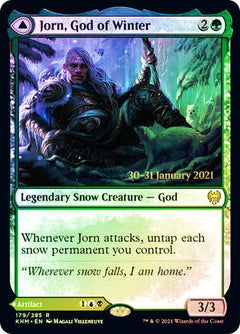 Jorn, God of Winter // Kaldring, the Rimestaff [Kaldheim Prerelease Promos]-1
