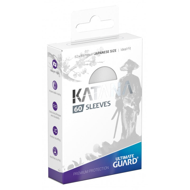 Ultimate Guard Katana Japanese Size Sleeves White (60)-1