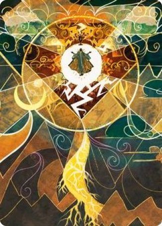 Lightning Bolt Art Card [Strixhaven: School of Mages Art Series]-1