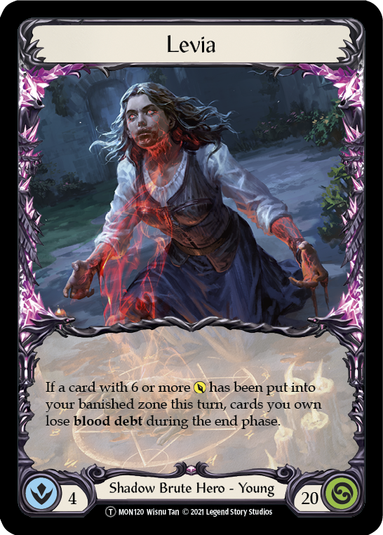 Levia, Shadowborn Abomination // Levia [U-MON119 // U-MON120] (Monarch Unlimited)  Unlimited Normal-2