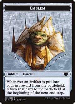 Daretti, Scrap Savant Emblem // Tuktuk the Returned Double-Sided Token [Commander 2014 Tokens]-1