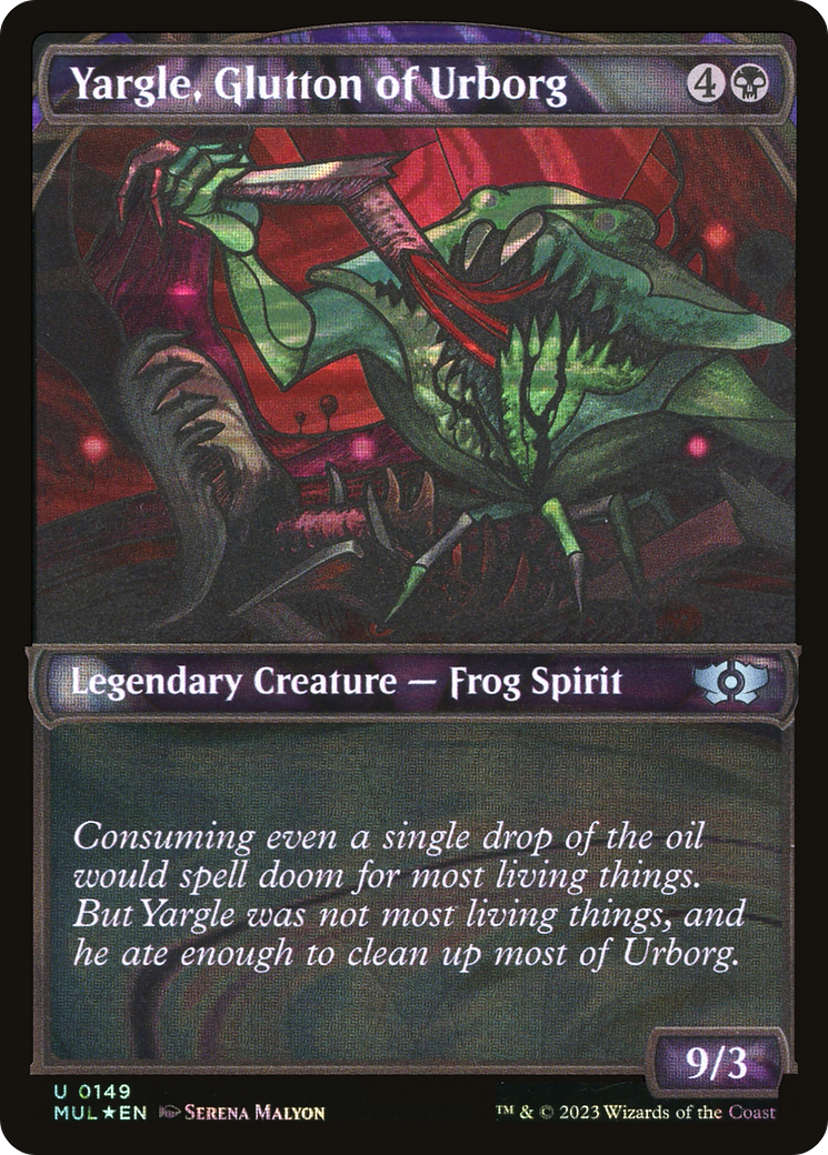 Yargle, Glutton of Urborg (Halo Foil) [Multiverse Legends]-1