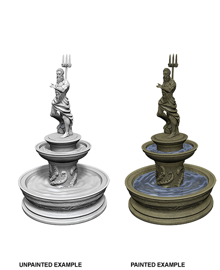 WizKids Deep Cuts Unpainted Miniatures Fountain-1