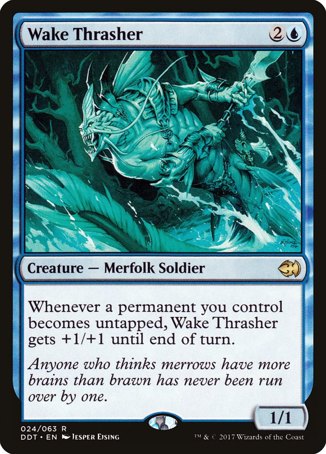 Wake Thrasher [Duel Decks: Merfolk vs. Goblins]-1