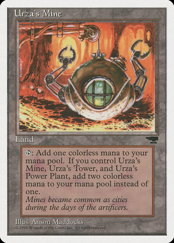 Urza's Mine (Orange Background) [Chronicles]-1