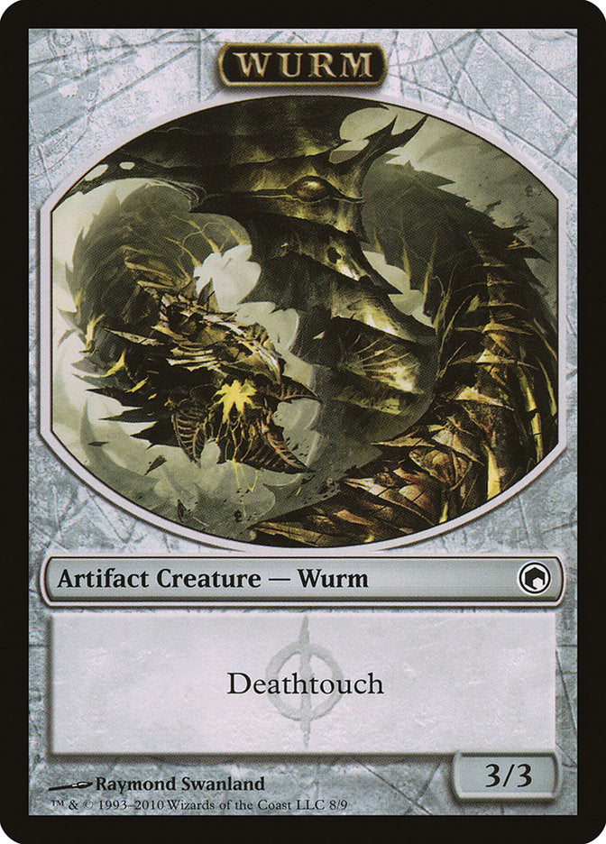 Wurm Token (8/9) [Scars of Mirrodin Tokens]-1