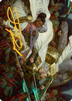 Storm the Seedcore Art Card (Gold-Stamped Signature) [March of the Machine Art Series]-1
