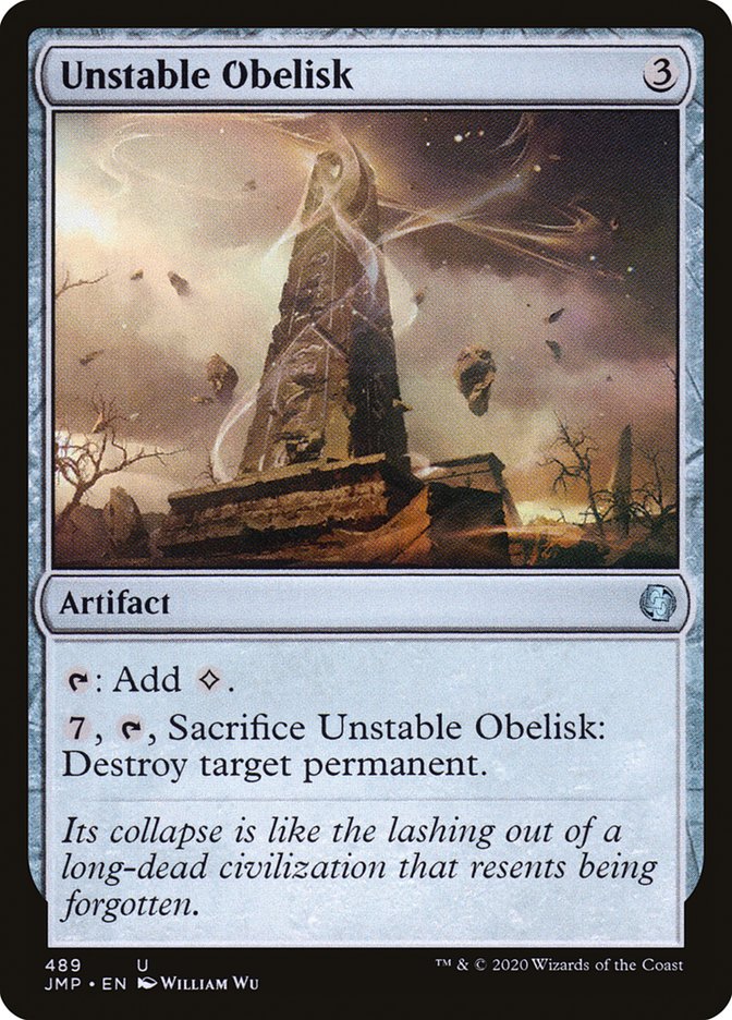 Unstable Obelisk [Jumpstart]-1