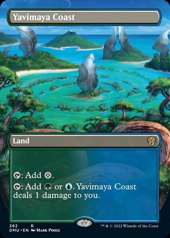 Yavimaya Coast (Borderless Alternate Art) [Dominaria United]-1