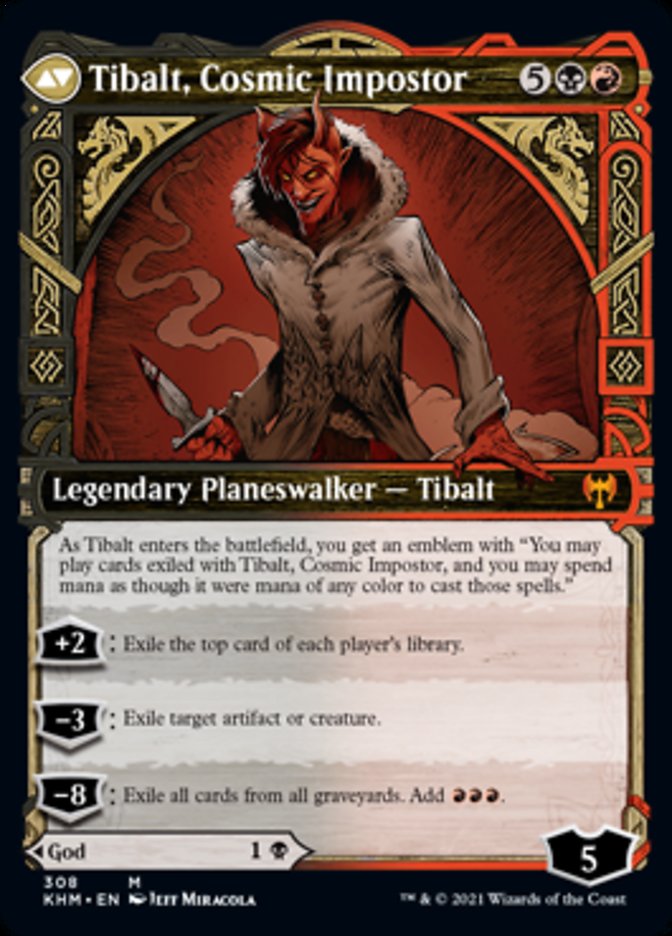 Valki, God of Lies // Tibalt, Cosmic Impostor (Showcase) [Kaldheim]-2