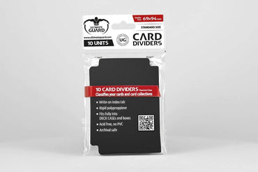 Ultimate Guard Card Dividers Standard Size Black (10)