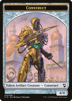 Myr (007) // Construct (020) Double-Sided Token [Commander 2018 Tokens]-2